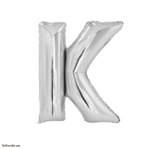 Helium Balloon Letter K