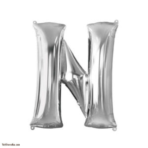 Helium Balloon Letter N