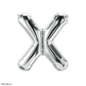 Helium Balloon Letter X