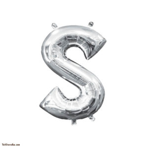 Helium Balloon Letter S