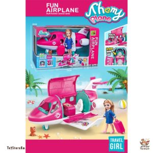 طائرة مع دمية