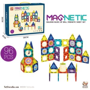 تركيب مغناطيس 96 قطعة