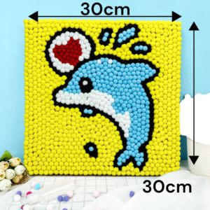 لوحة القطن شكل دلفين