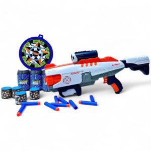 مسدس طلقات الفلين مع اهداف