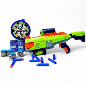 مسدس طلقات الفلين مع اهداف