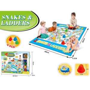 🐍🎲 لعبة السلم والثعبان