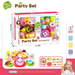 مجموعة الكيك بارتي والدونات ( قابلة للتقطيع )